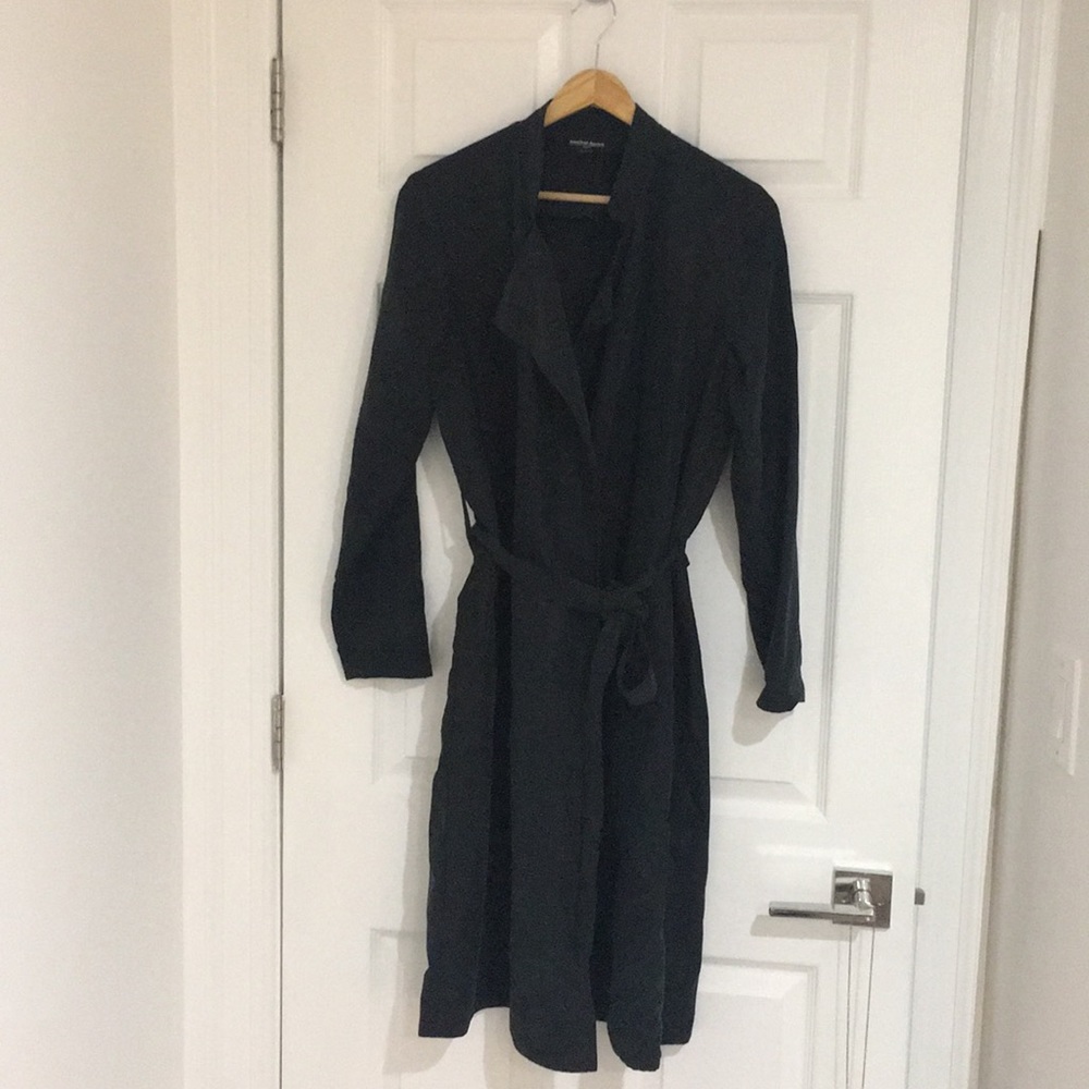 American Apparel Dark Gray Trench Coat